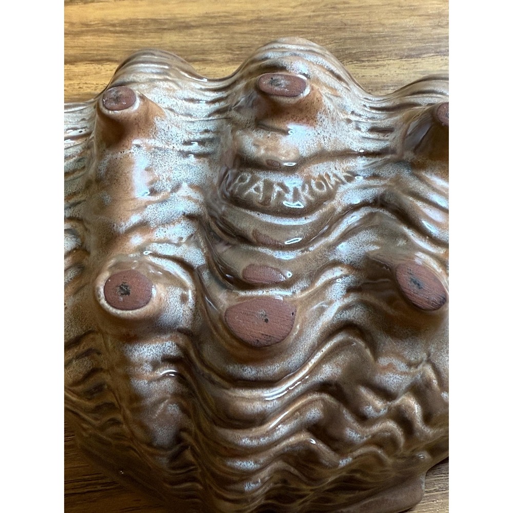 Vintage Frankoma Clam Shell‎ Bowl. Seashell Dish. - Picture 3 of 13